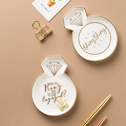 Petit vide-poche mariage en céramique — vue 5