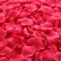 Pétales de Rose Artificiels Mariage — Rose Vif