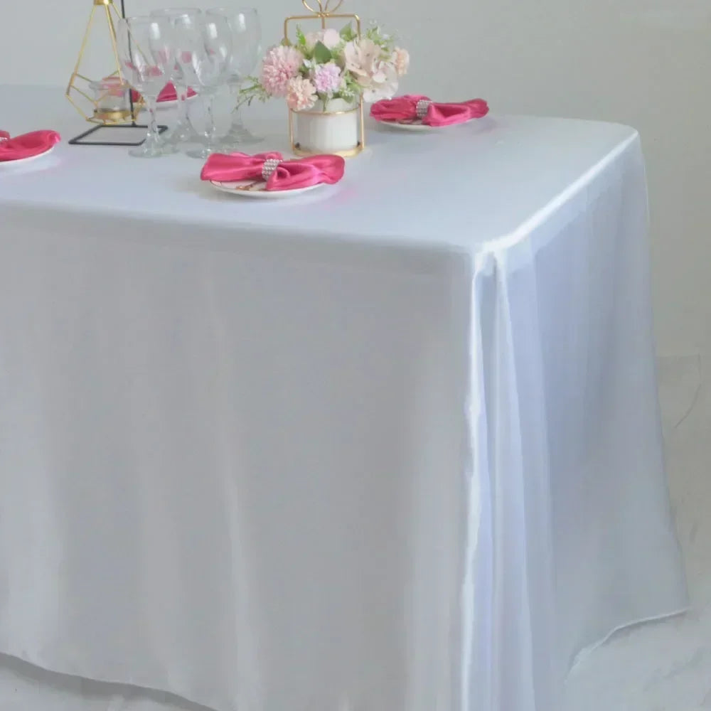 Nappe Satin Mariage Réutilisable