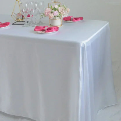 Nappe Satin Mariage Réutilisable