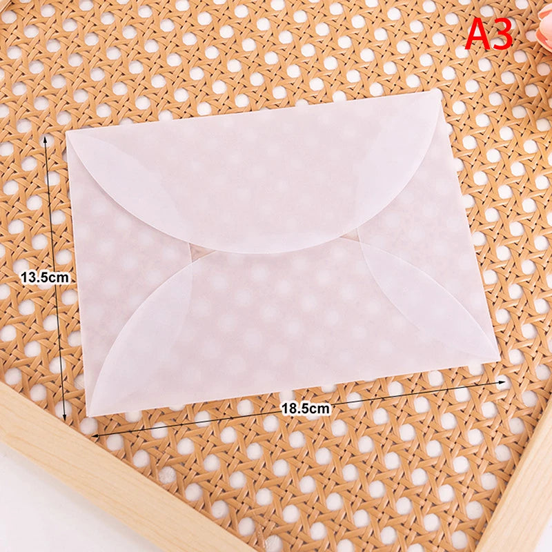Enveloppes translucides pour faire-part mariage