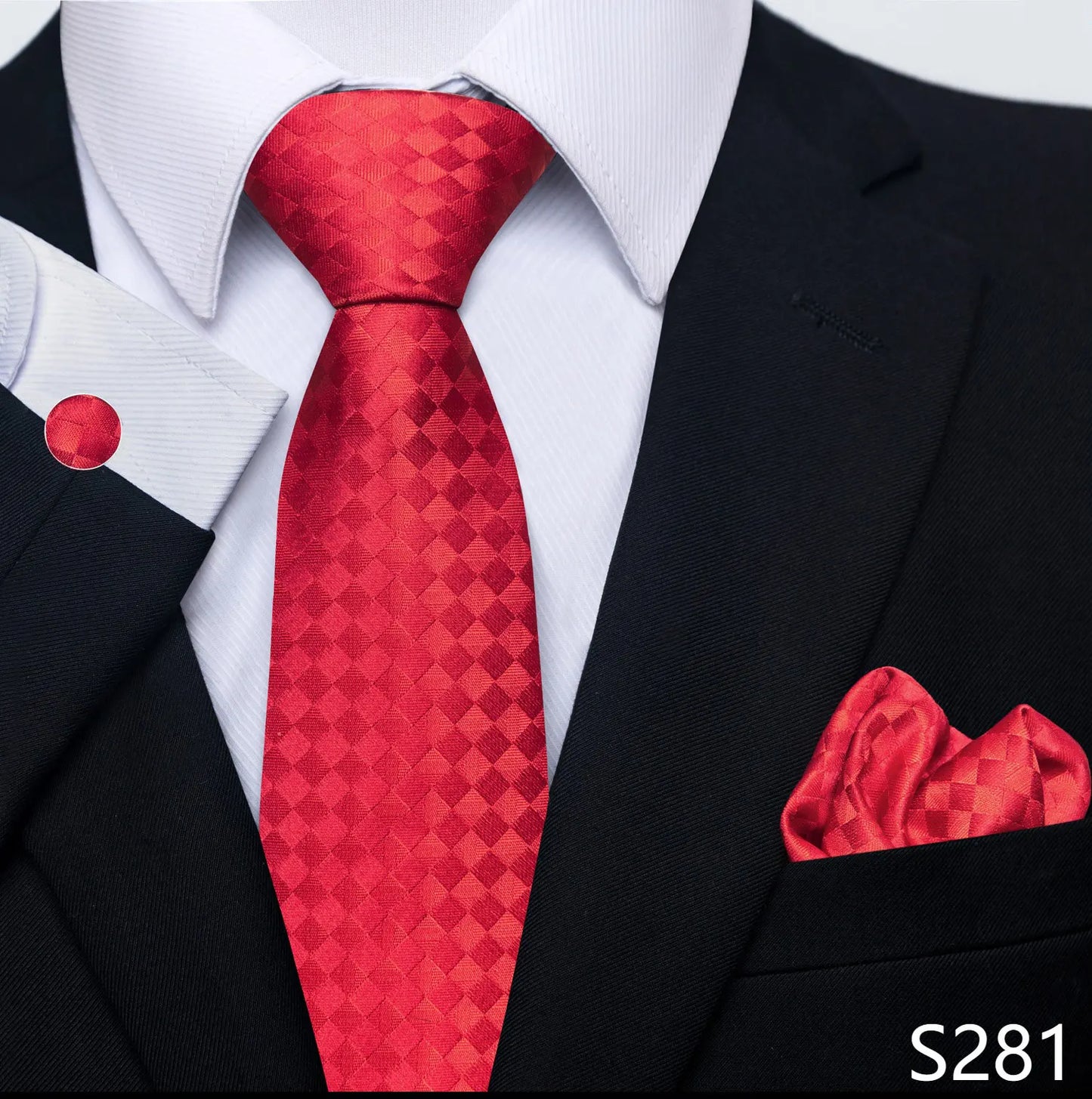 Coffret cravate mariage homme et pochette