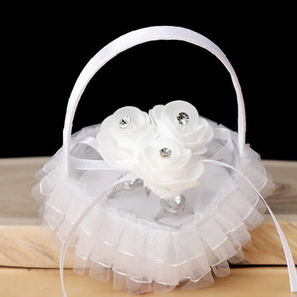 Panier alliance rose blanche — vue 2