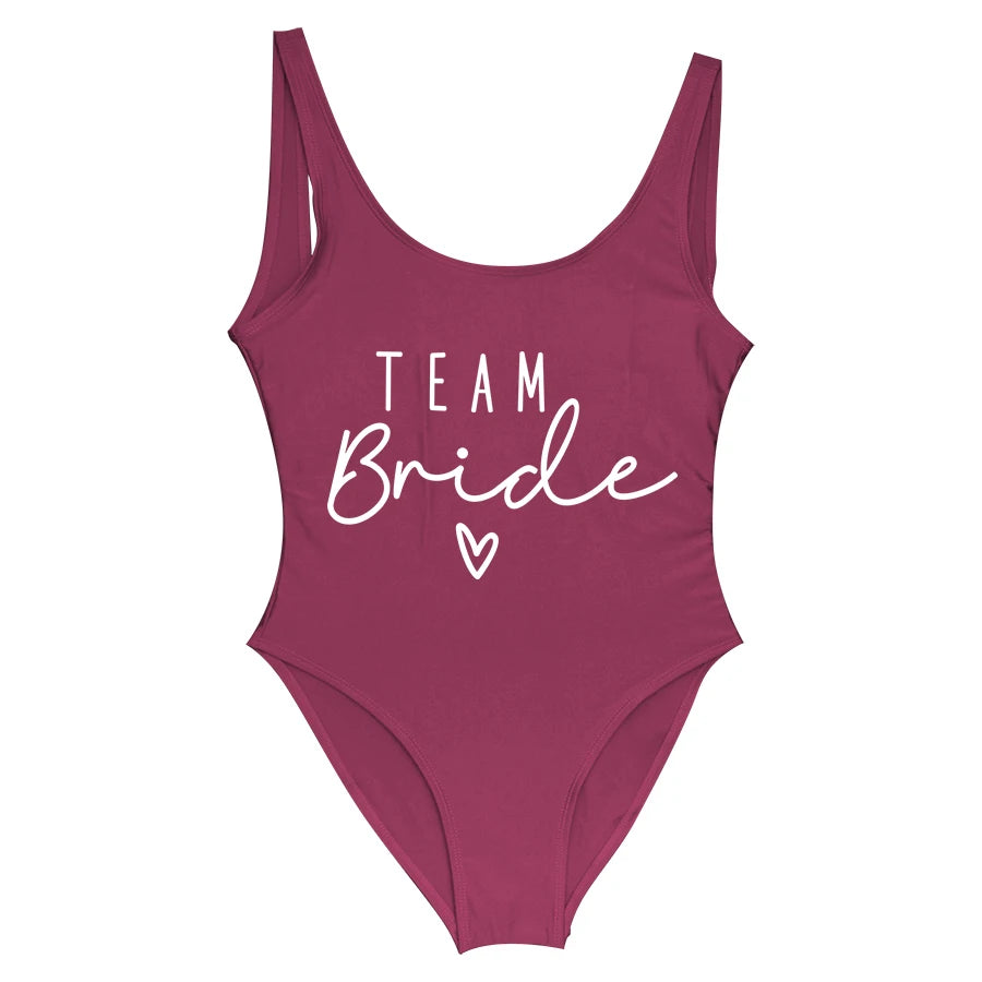 Maillot de bain EVJF Team Bride
