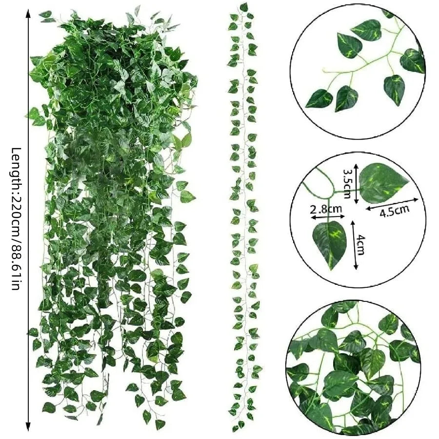 Guirlande lierre artificiel mariage feuillage vert