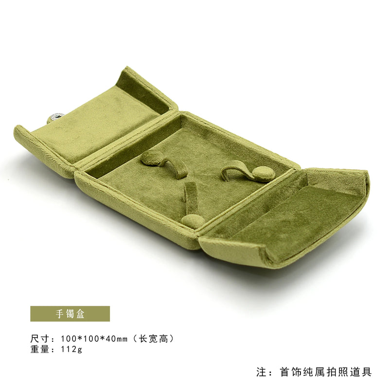 Écrin bague velours vert olive — vue 11