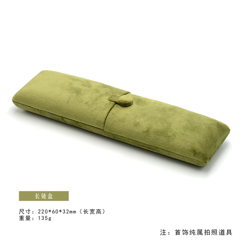 Écrin bague velours vert olive — vue 12