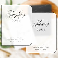 Carnet de vœux mariage personnalisé duo — vue 13
