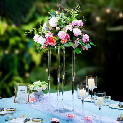 Présentoir fleurs centre de table mariage — vue 2