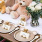 Marque-Place Mariage Motif Ourson Blanc