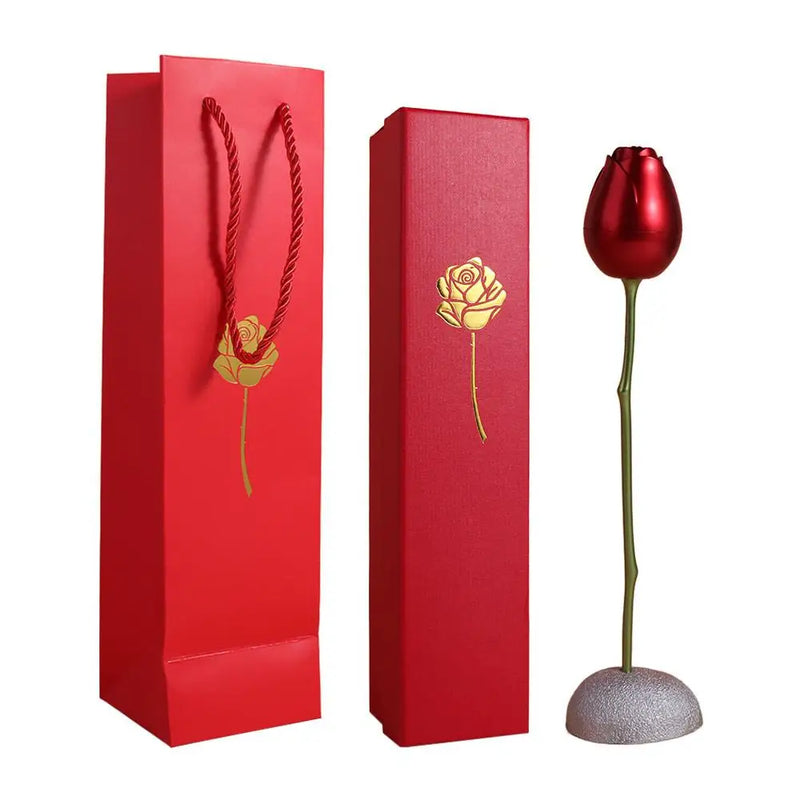 Boîte alliance rose éternelle rouge — vue 7