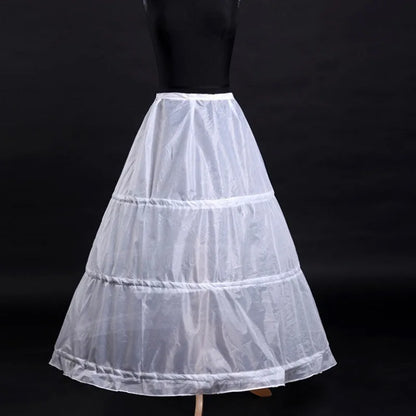 Jupon robe de mariée 3 cerceaux — vue 4
