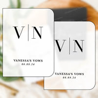 Carnet de vœux mariage personnalisé duo — vue 11