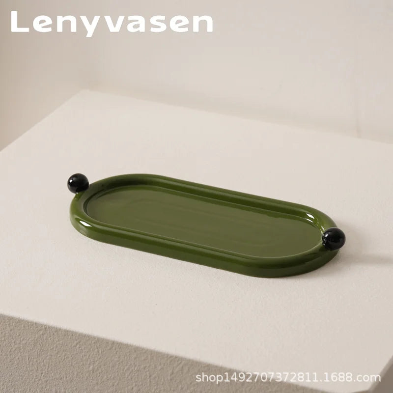 Vide-Poche Bague Céramique Ovale