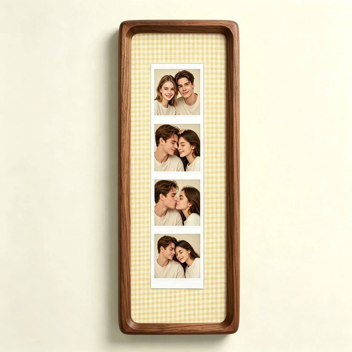 Cadre Photo Mariage Photobooth en Noyer — vue 6