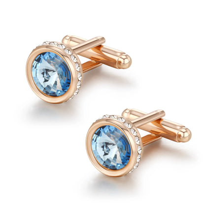 Boutons de manchette cristal pour marié