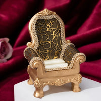 Porte-bagues fauteuil décoratif en résine — vue 5