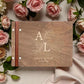 Livre d'or mariage bois pages épaisses