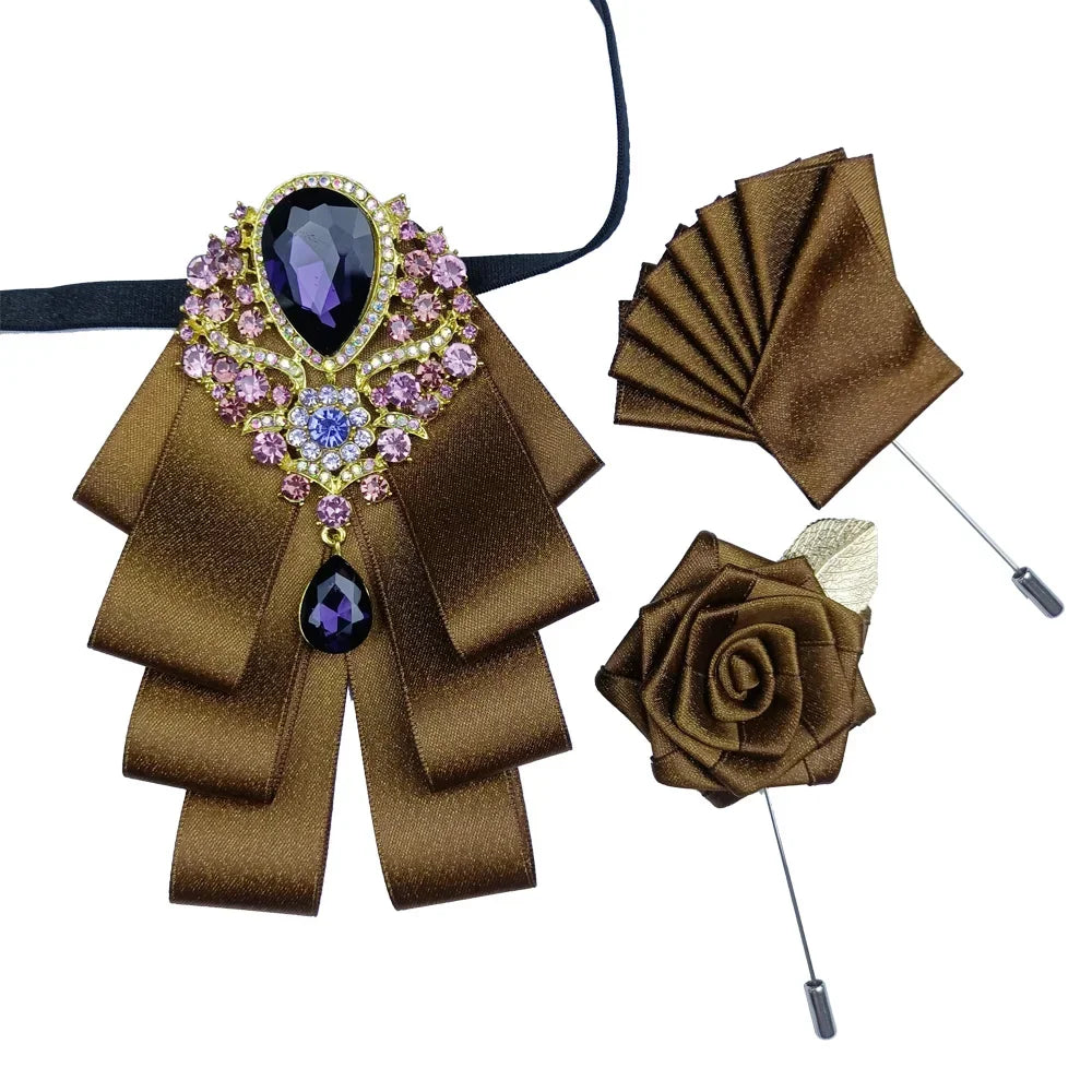 Nœud papillon mariage bijou et pochette — vue 27