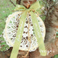 Porte alliance bohème crochet et dentelle