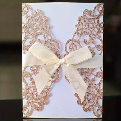Faire-Part Mariage Découpe Laser Élégant — vue 10