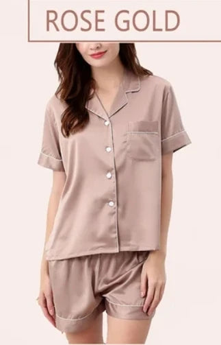 Pyjama Satin Assorti Demoiselles d'Honneur