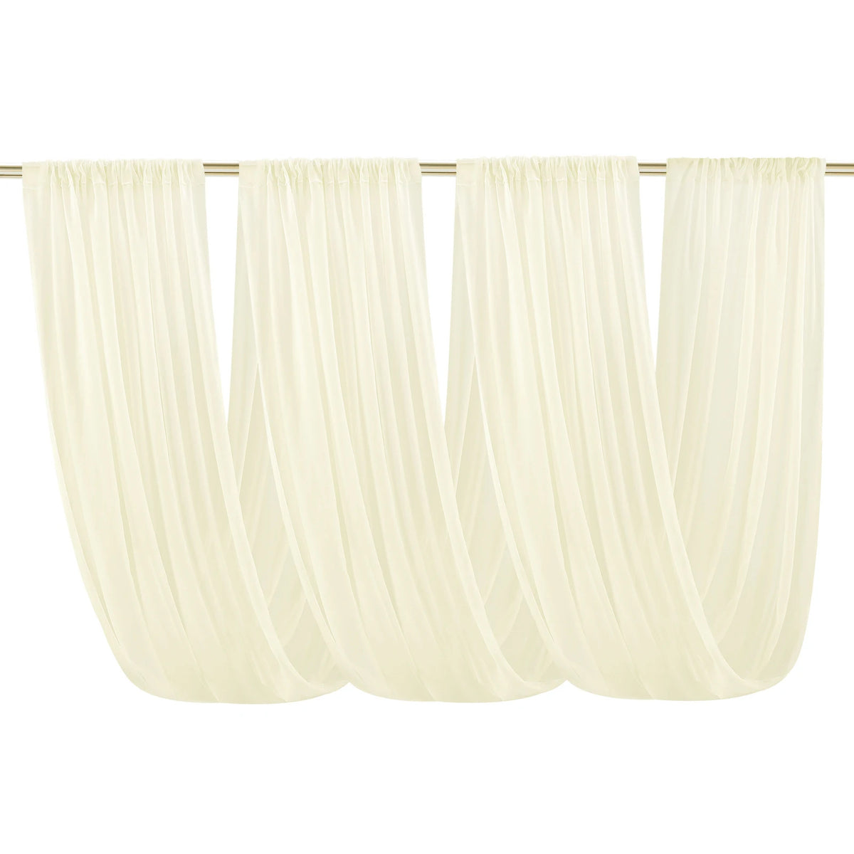 Voilage Arche Mariage Mousseline 12 Coloris