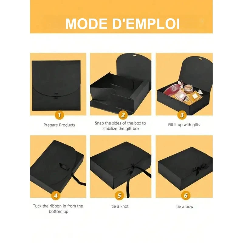 Coffret Cadeau Mariage avec Ruban Satin — vue 4