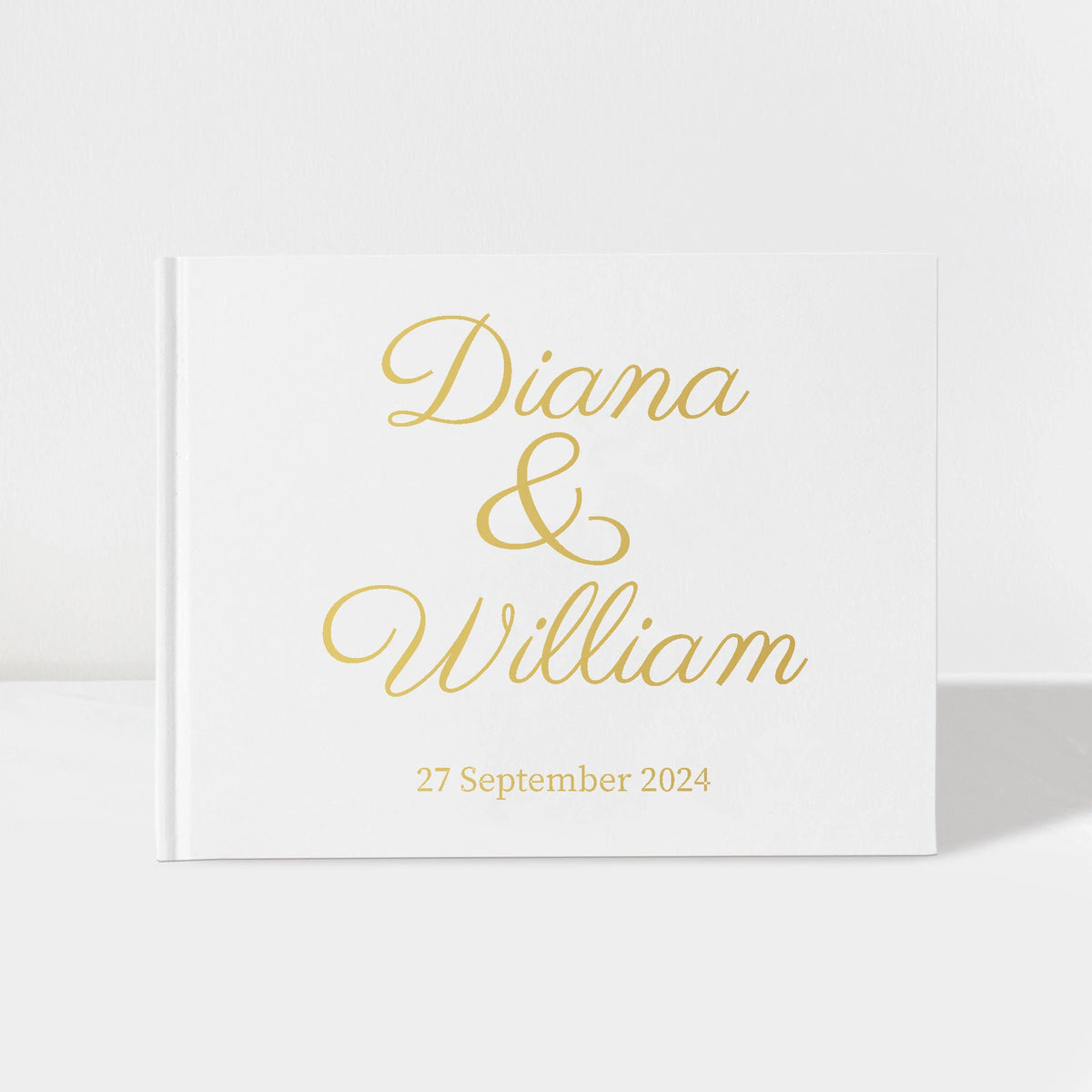 Livre d'Or Mariage Personnalisé Couverture Blanche — vue 5
