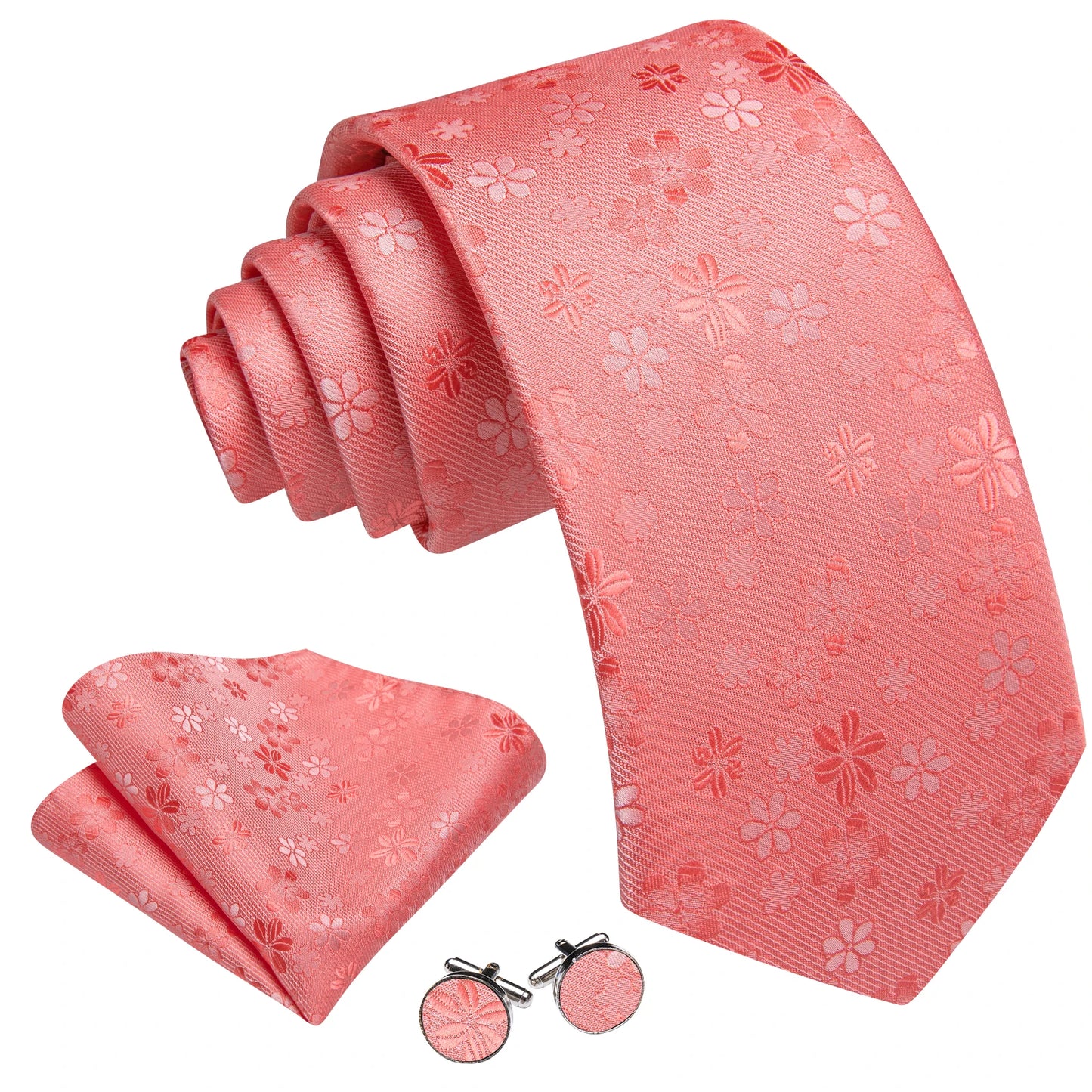 Coffret Cravate Mariage Homme Fleuri