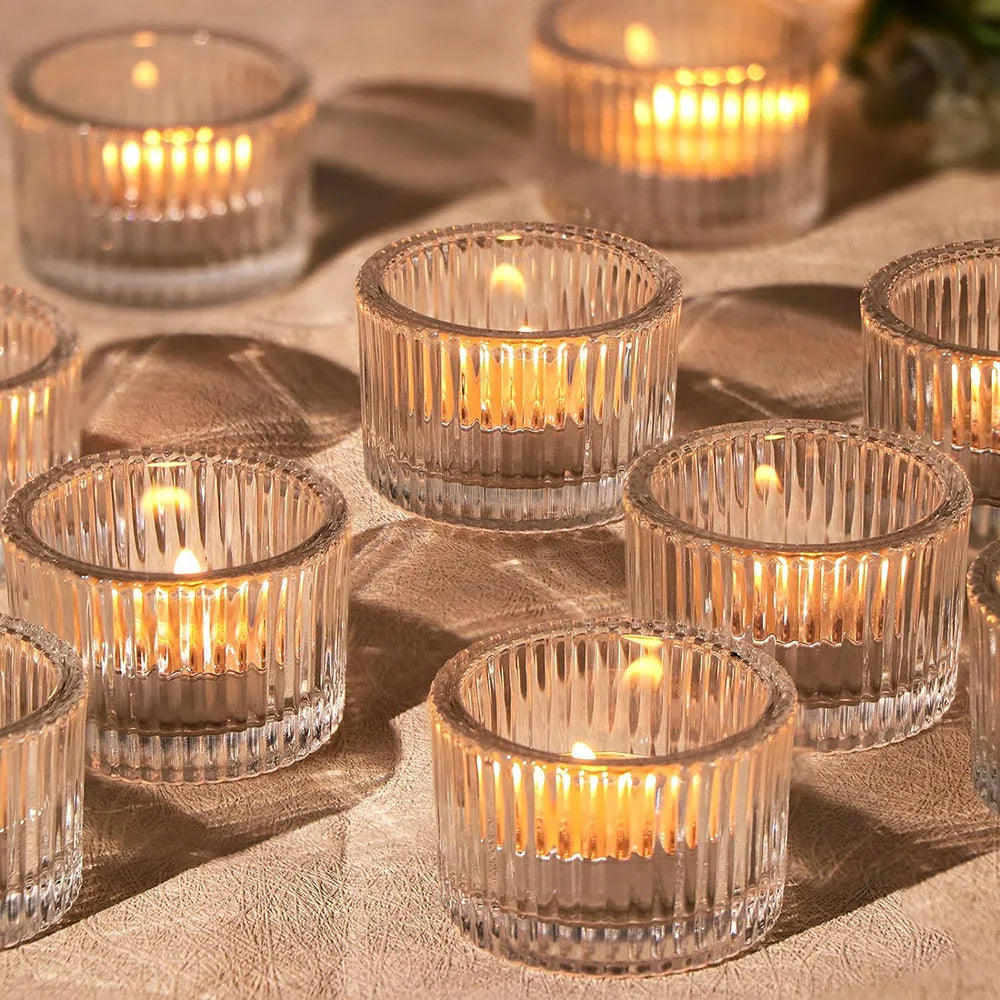 Photophores en Verre Mariage