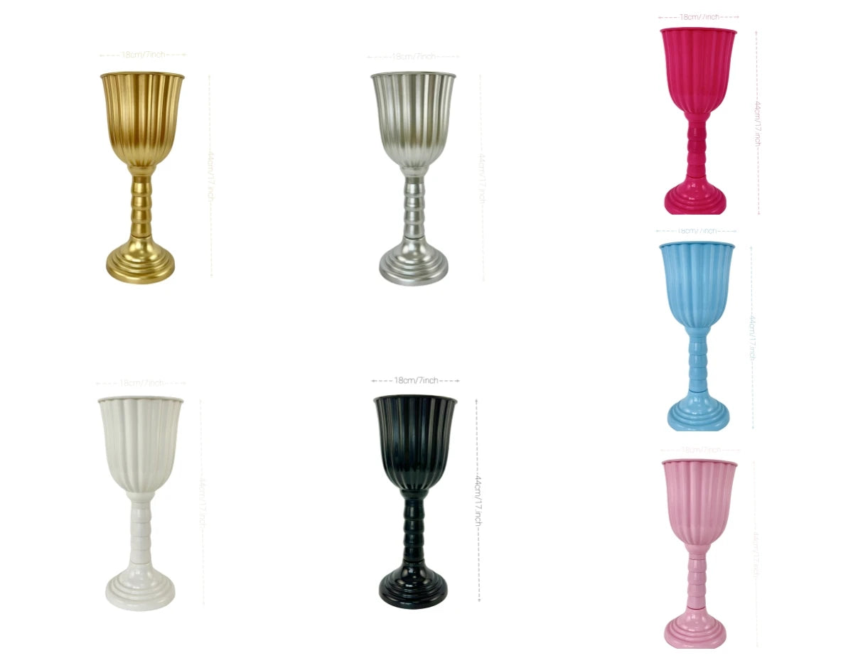 Vase cylindrique haut centre de table — vue 5