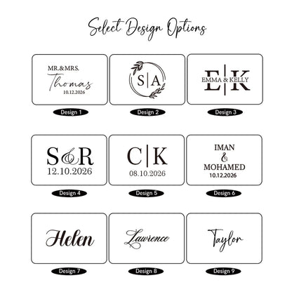 Boîte alliance rectangulaire velours double — vue 6