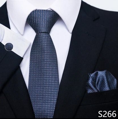 Coffret cravate mariage homme et pochette