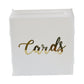 Urne mariage acrylique moderne à enveloppes