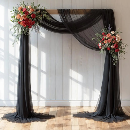 Panneau Voilage Arche Mariage Mousseline