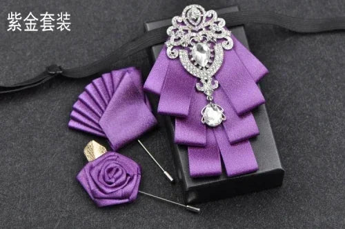 Nœud papillon mariage rubans style anglais — vue 35