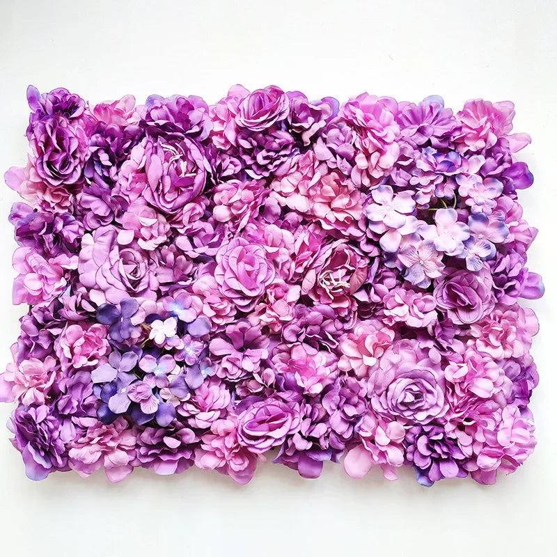 Mur de Roses Artificielles Mariage