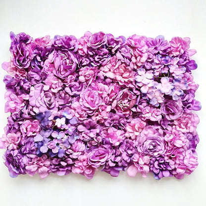 Mur de Roses Artificielles Mariage