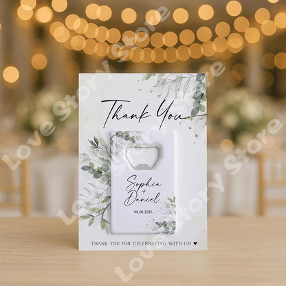 Cadeau invité mariage décapsuleur blanc — vue 5