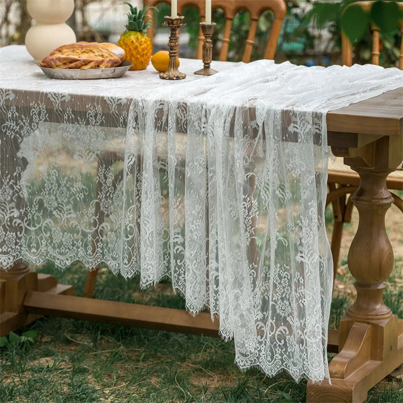 Nappe Dentelle Ajourée Mariage
