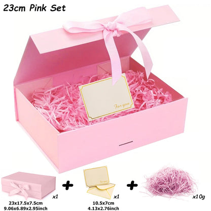 Coffret Cadeau Mariage Magnétique avec Ruban