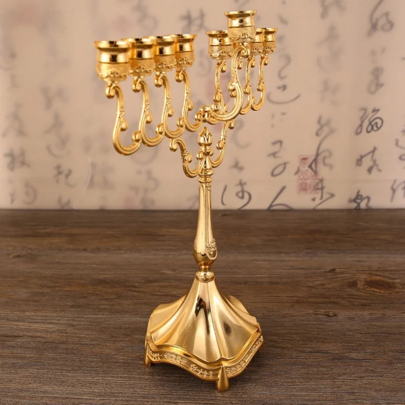 Chandelier en métal pour table d'honneur — vue 3