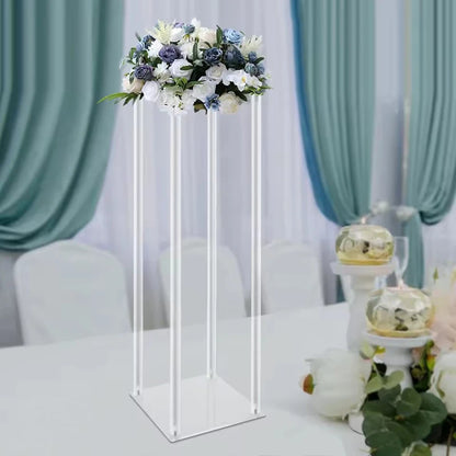 Colonne Centre de Table Mariage Acrylique Transparente