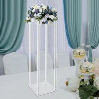 Colonne Centre de Table Mariage Acrylique Transparente — vue 5