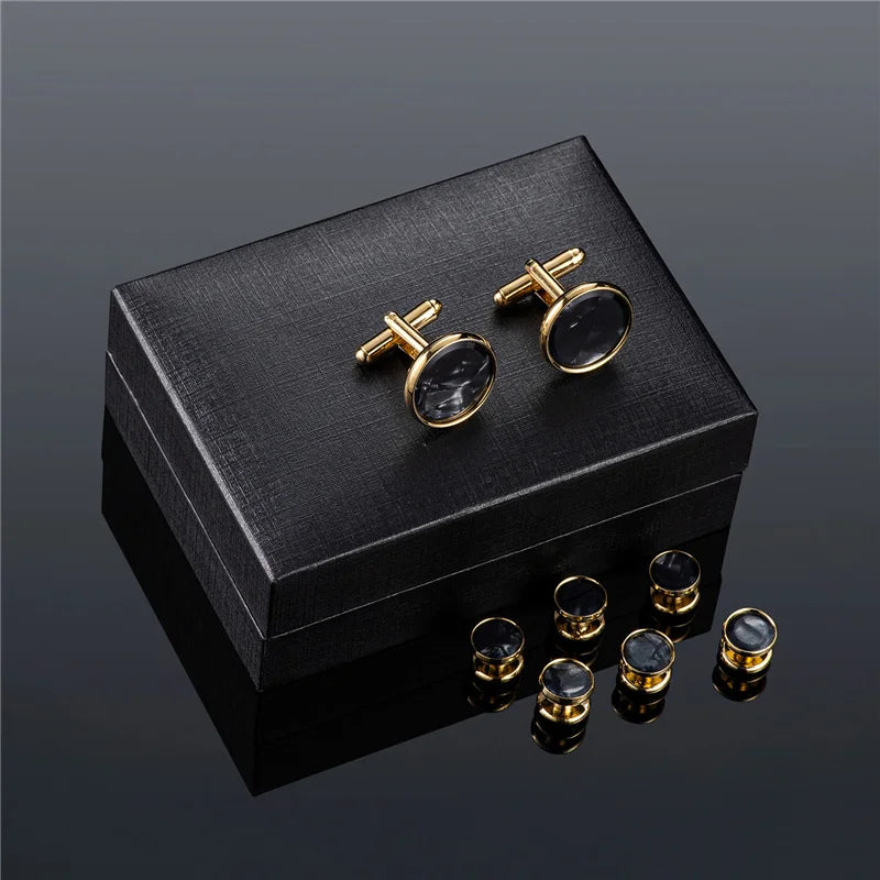 Boutons de Manchette Mariage et Plastron