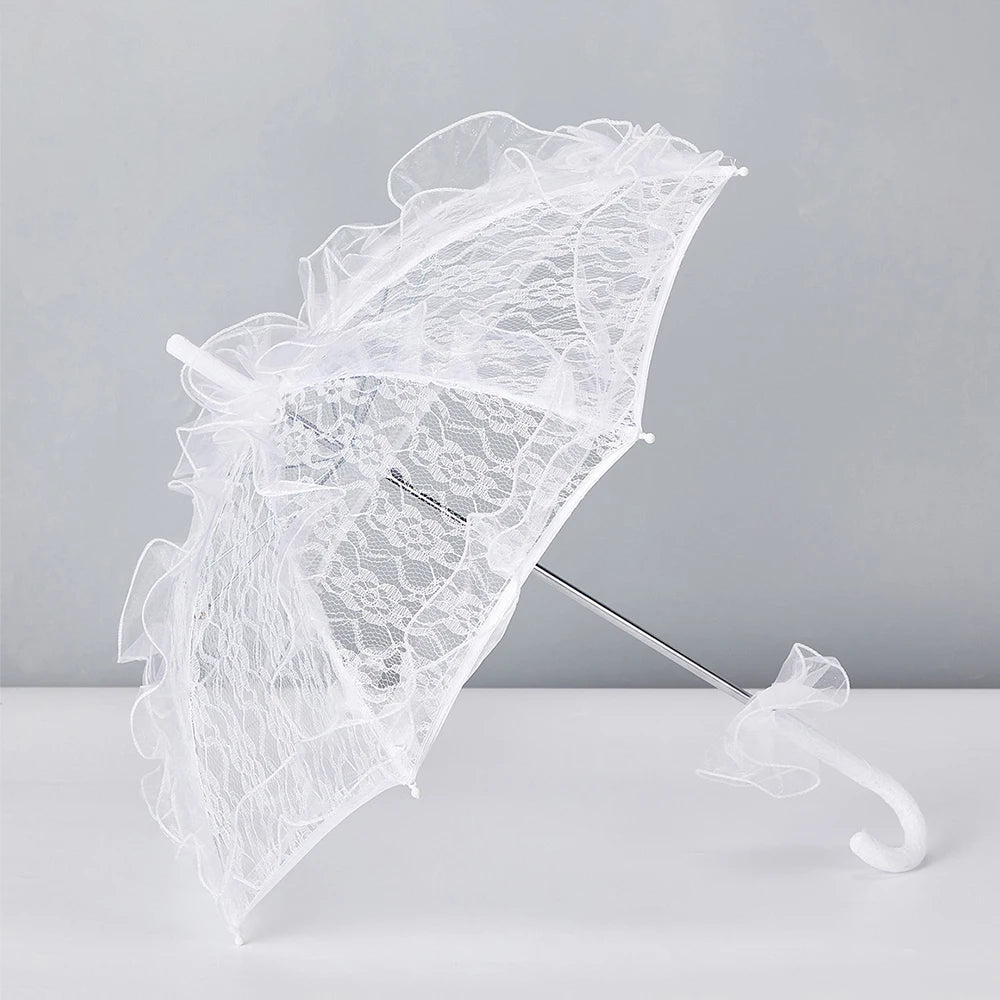 Ombrelle Mariage Dentelle à Volants