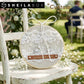 Coussin alliance monogramme doré tulle