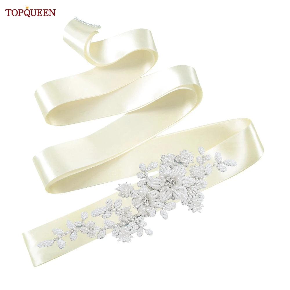 Ceinture robe de mariée perles strass