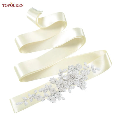 Ceinture robe de mariée perles strass